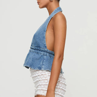 Raven | Denim Top