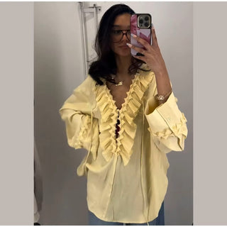 Janna | Ruffle Blouse