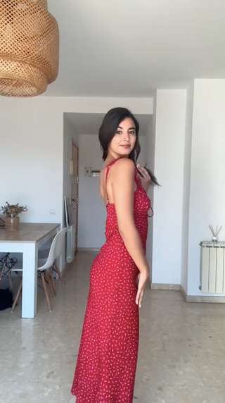Billy | Red Floral Dress
