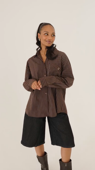 Harper | Brown Blouse
