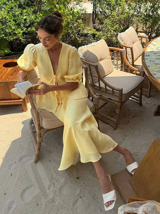 Katy | Linen Co-ord Set