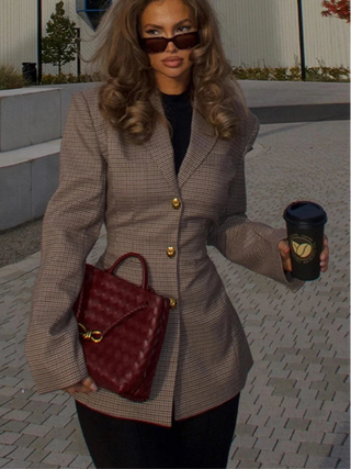 Danique | Plaid Blazer