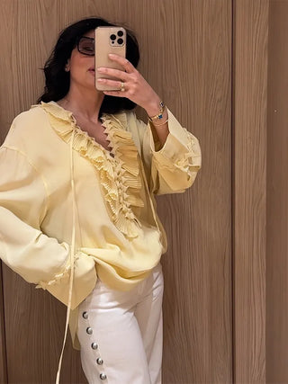 Janna | Ruffle Blouse