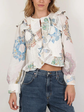 Veronica | Ruffle Blouse
