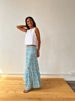 Lara | Boho Maxi Skirt