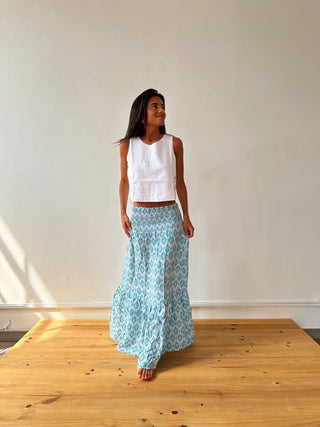 Lara | Boho Maxi Skirt