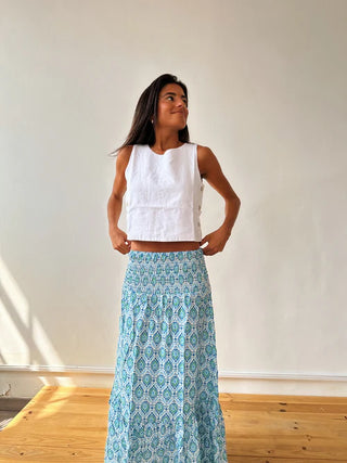 Lara | Boho Maxi Skirt