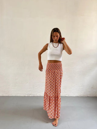 Lara | Boho Maxi Skirt
