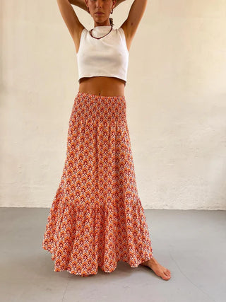 Lara | Boho Maxi Skirt