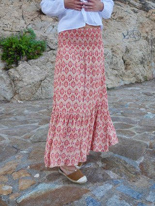 Lara | Boho Maxi Skirt