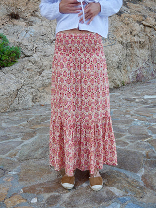 Lara | Boho Maxi Skirt