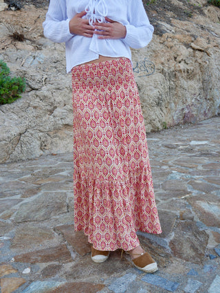 Lara | Boho Maxi Skirt
