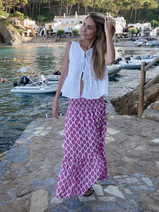 Lara | Boho Maxi Skirt