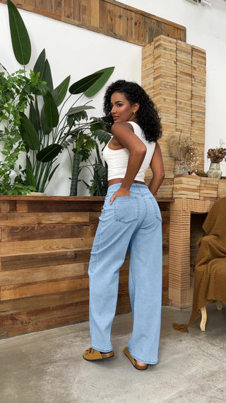 Violet | Mid Waist Jeans