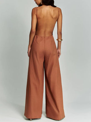 Jessy | Linen Summer Jumpsuit