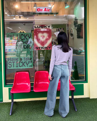 Violet | Mid Waist Jeans