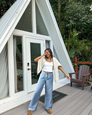 Violet | Mid Waist Jeans