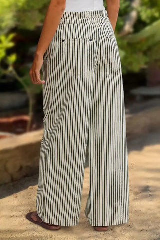 Rachel | Striped Pants