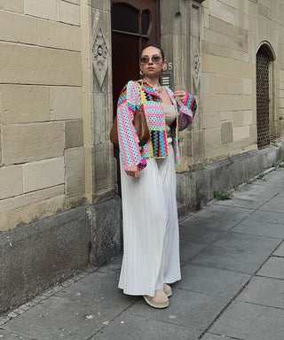 Elena | Multicolour Knit Cardigan